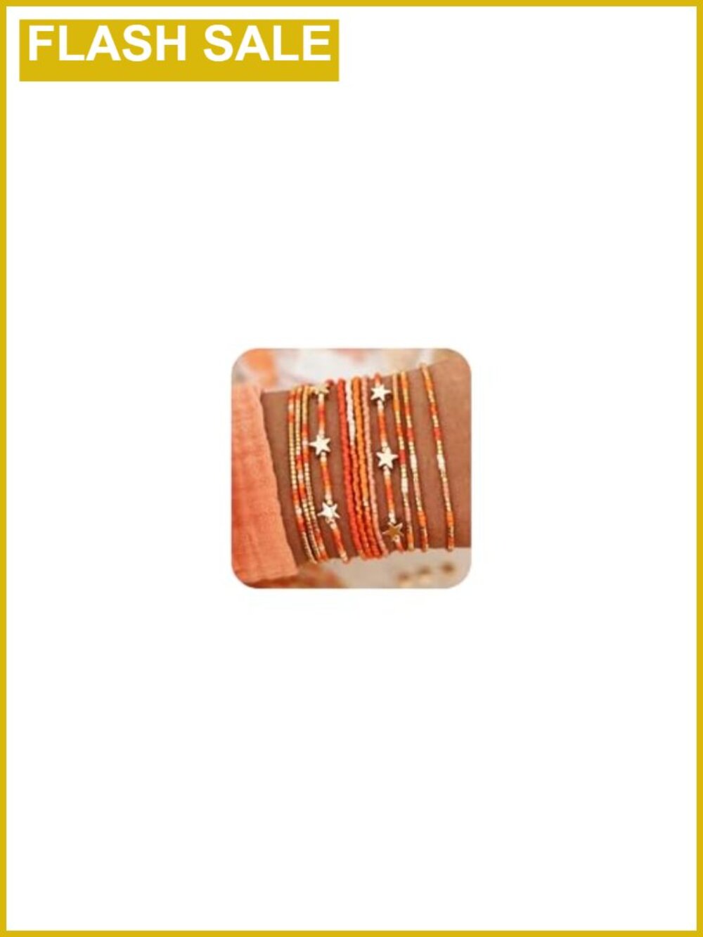 Gold Plated Beaded Stretch Bracelet Set Stackable Friendship Gift